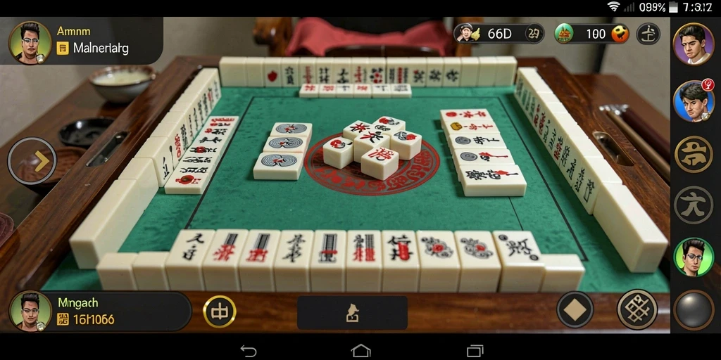 Tampilan permainan Mahjong 66D yang menarik dan interaktif.