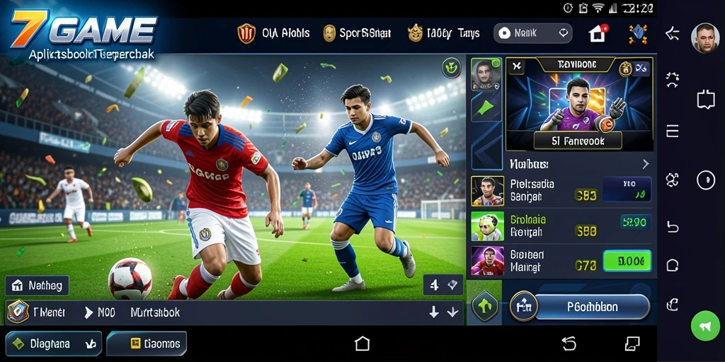 Screenshot gameplay 7GAME dengan tampilan taruhan yang menarik.