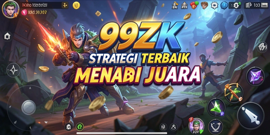 Screenshot gameplay 99ZK menampilkan pertempuran strategi yang seru.