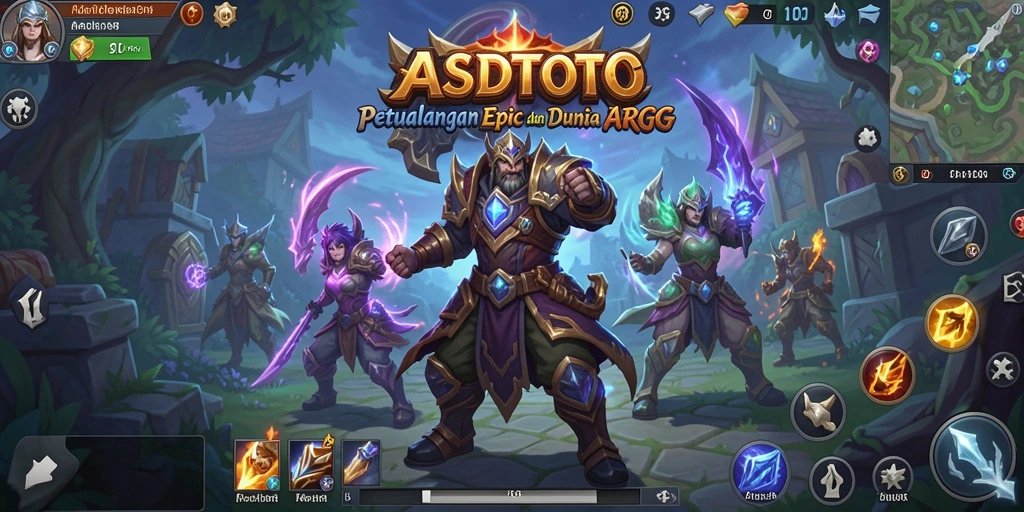 Tangkapan layar ASDTOTO menampilkan aksi seru dalam pertarungan ARPG.