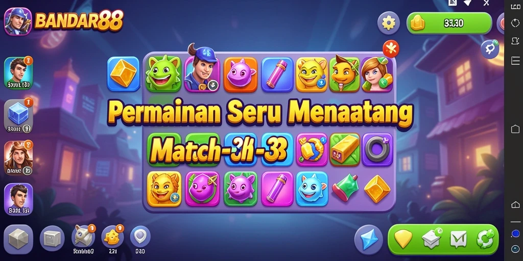 Tampilan gameplay BANDAR88 yang seru dan menantang.
