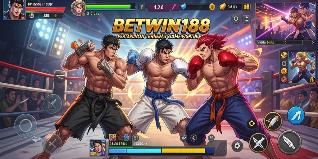 Tampilan gameplay seru dan aksi pertarungan di BETWIN188.