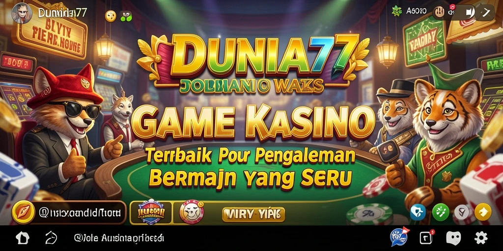 Tampilan gameplay DUNIA77 yang menawan dengan grafik berkualitas tinggi.