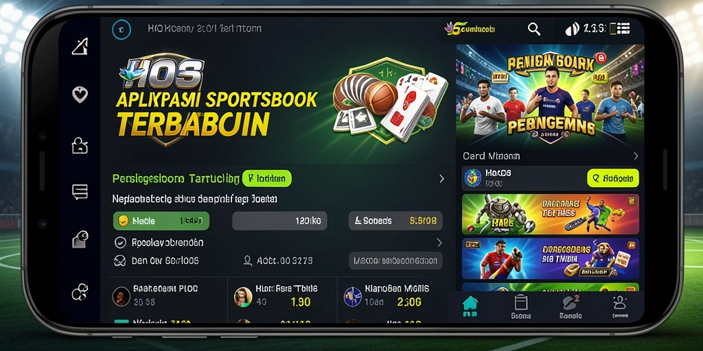 Screenshot tampilan antarmuka HO3 yang menarik dalam taruhan olahraga.