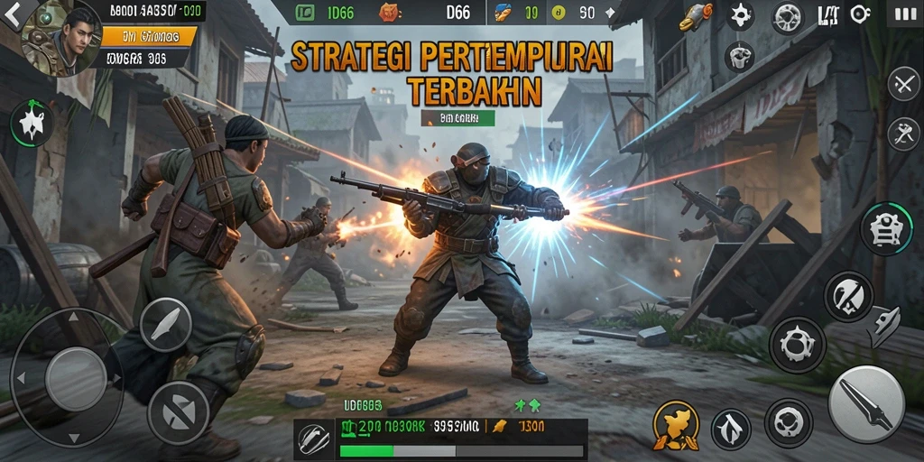 Gameplay seru dari ID66 yang penuh strategi dan pertempuran.