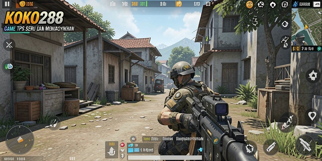 Tampilan menarik dari gameplay KOKO288 yang intens dan seru.