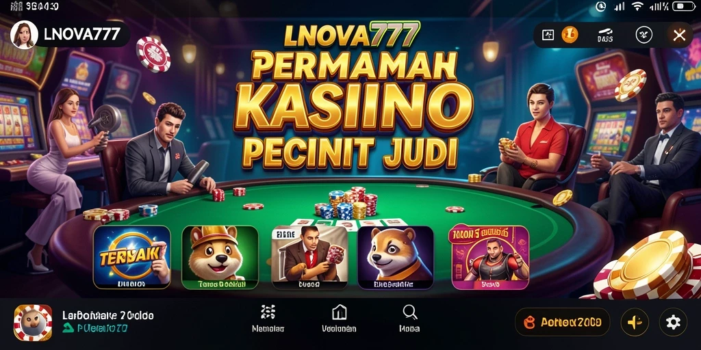 Screenshot LNOVA777 menunjukkan gameplay kasino yang seru dan mendebarkan.