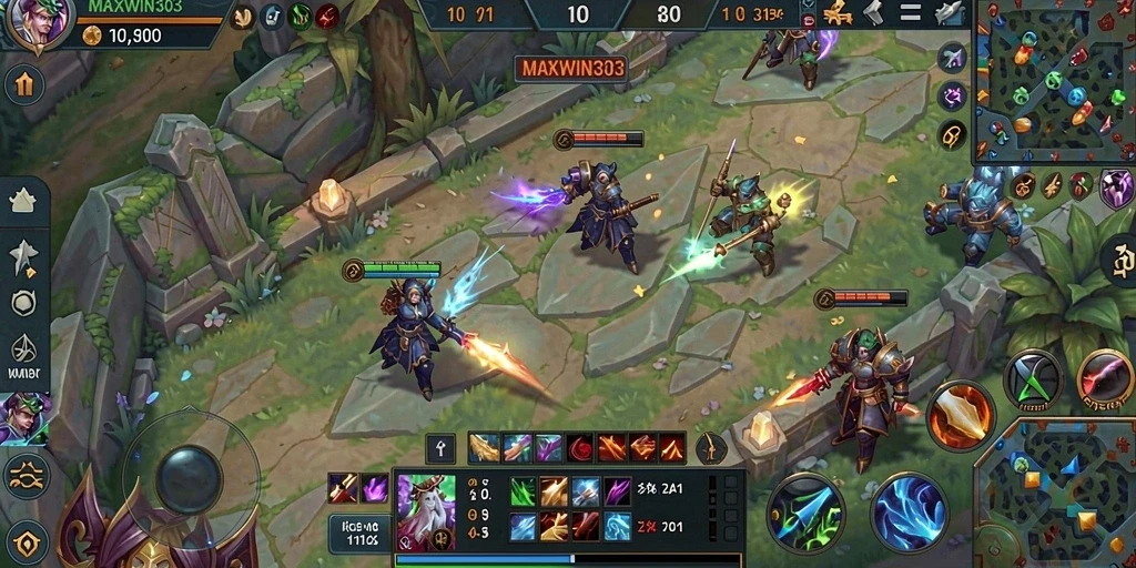 Gameplay seru dalam MAXWIN303 dengan karakter unik.