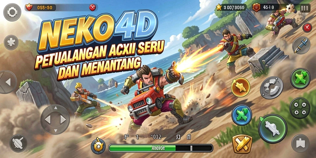 Tampilan seru dari NEKO4D dengan gameplay aksi yang mendebarkan.