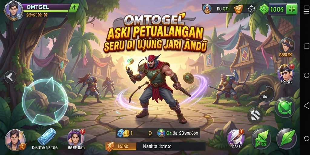 Tampilan aksi seru dalam OMTOGEL yang penuh tantangan.
