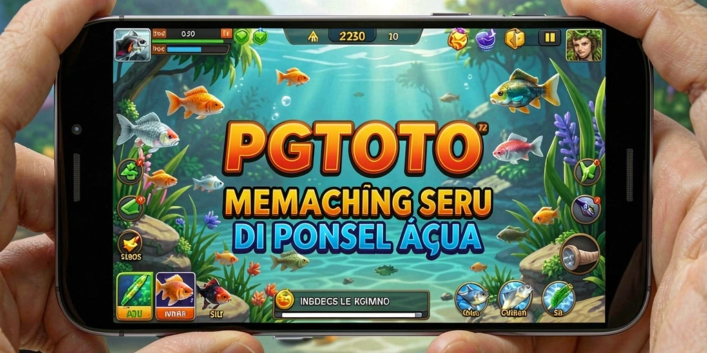Screenshot gameplay PGTOTO yang menunjukkan aksi memancing yang seru.