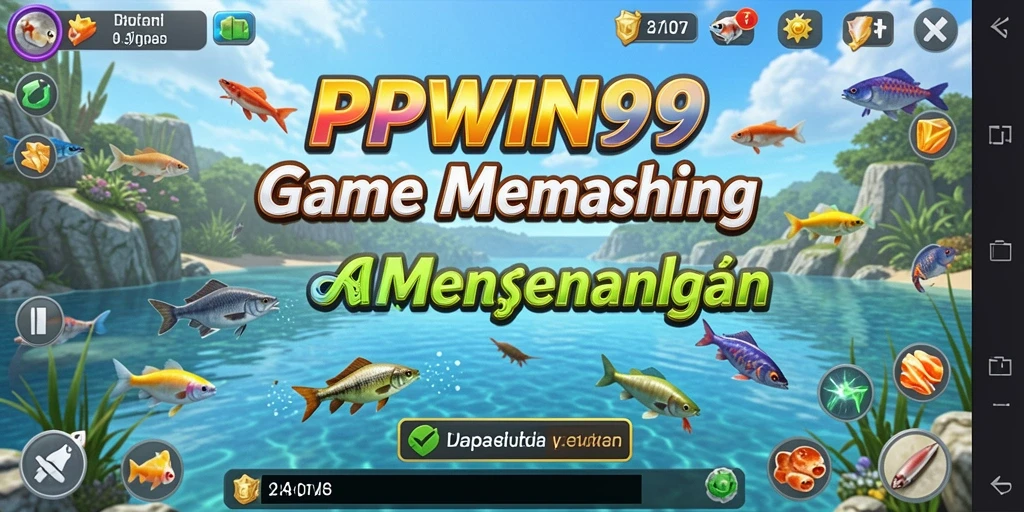 Tampilan menakjubkan dari gameplay PPWIN99 dengan aksi memancing penuh warna.