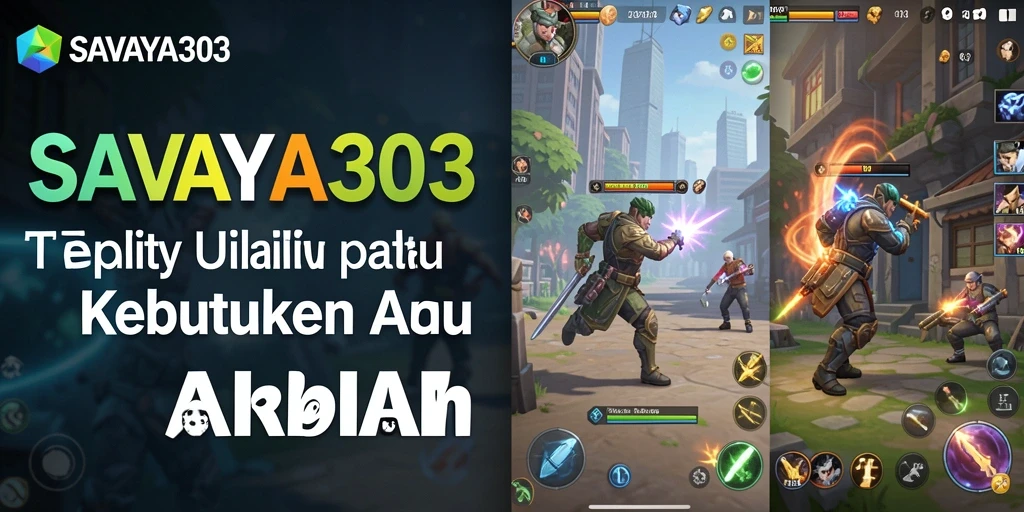 Screenshot utama SAVAYA303 menampilkan tampilan aplikasi dengan fitur-fitur Utility.