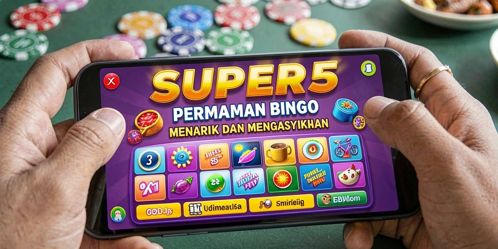 Tampilan gameplay Bingo yang seru dan interaktif.