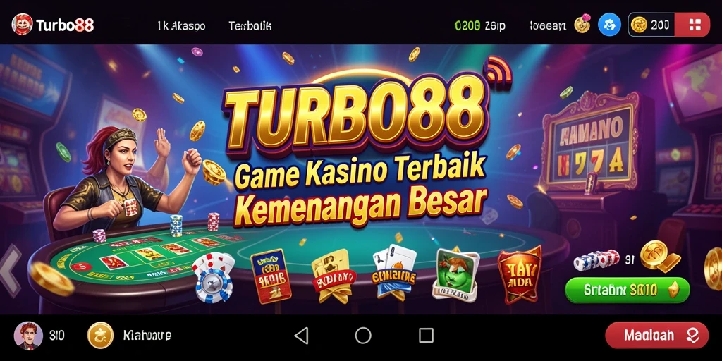 Tampilan gameplay TURBO88 yang memukau dan mendebarkan.