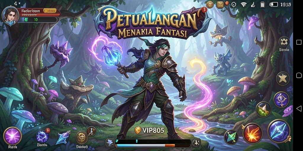 Screenshot gameplay VIP805 menampilkan aksi petualangan mendebarkan.